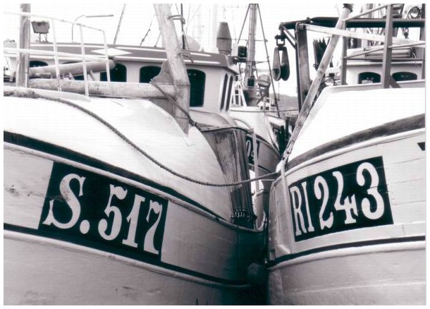 Daenische Fischerboote.jpg - [de]Dänische Fischerboote[en]Danish Fisherboats[no]Danske fiskerbåt